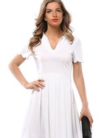 Белое платье LSP-04115